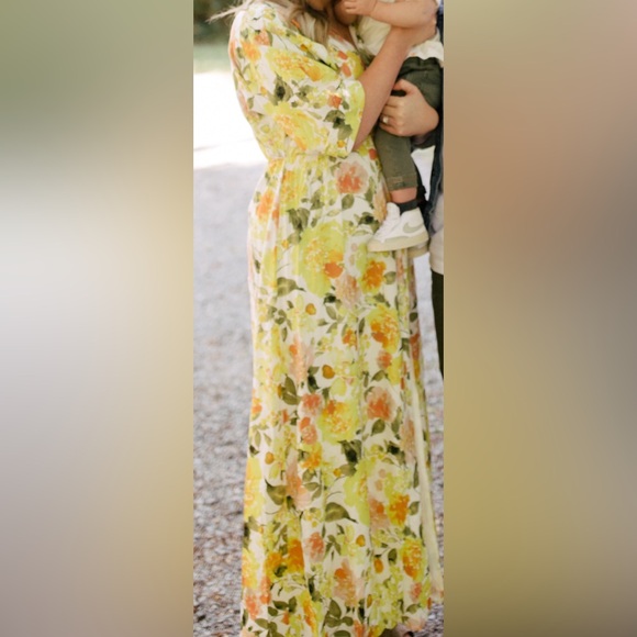 Petal and Pup Bayview Dress- Yellow - Picture 2 of 2